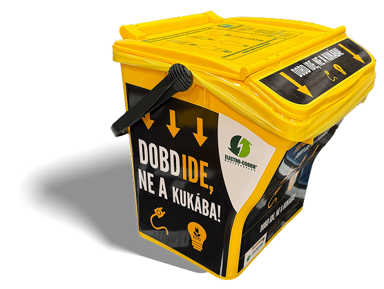 Gelbe Sammelbox