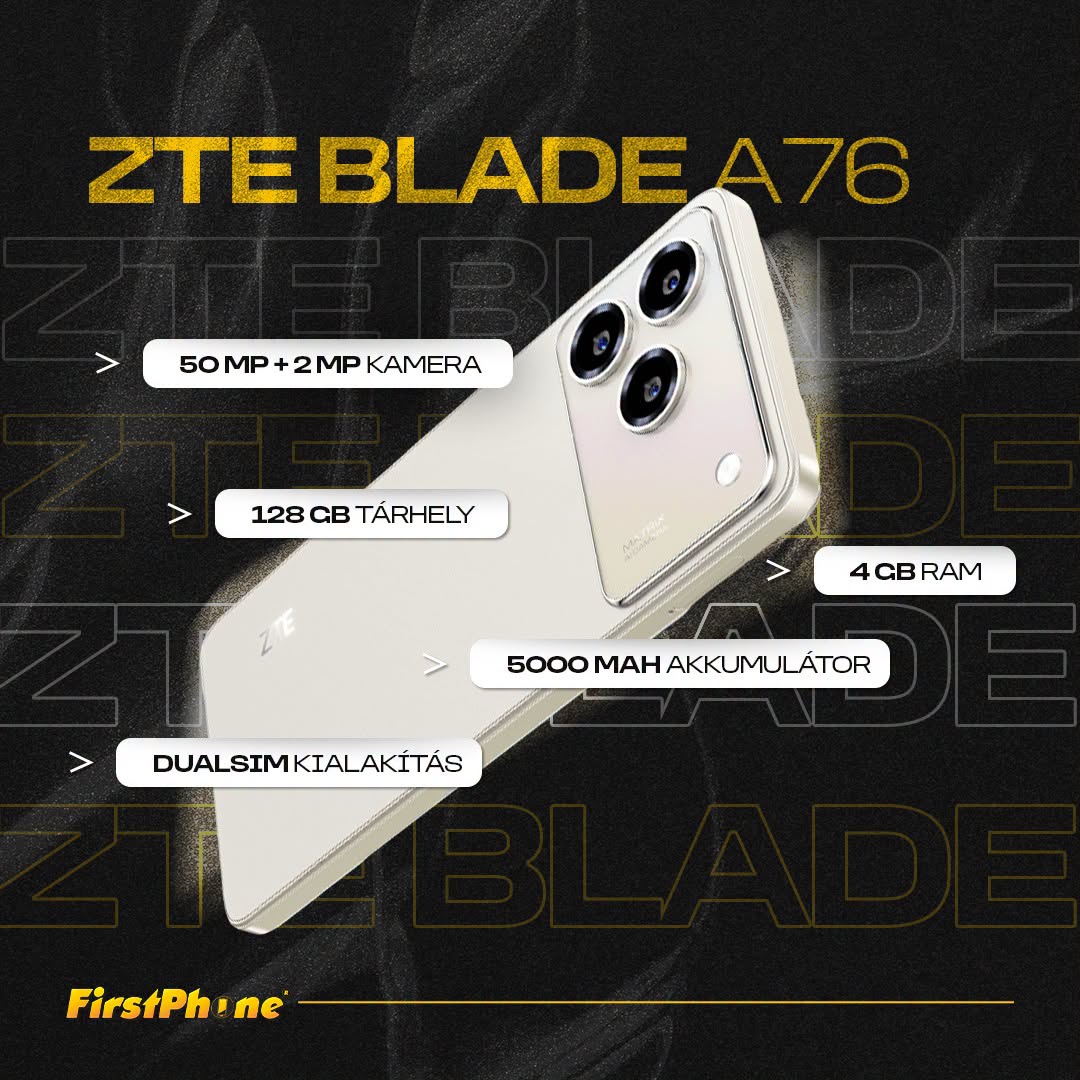 📸 Mehr Speicher, längere Laufzeit, besseres Erlebnis – das ist das ZTE Blade A76! 💙