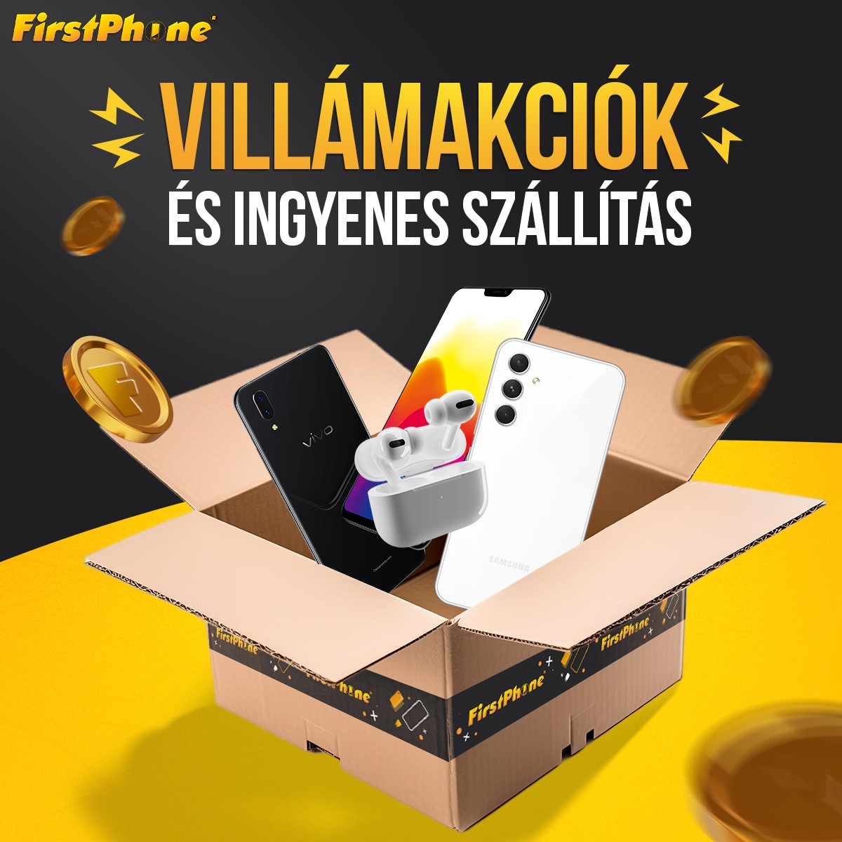 Schnapp dir die besten Angebote blitzschnell in der FirstApp! ⚡📲