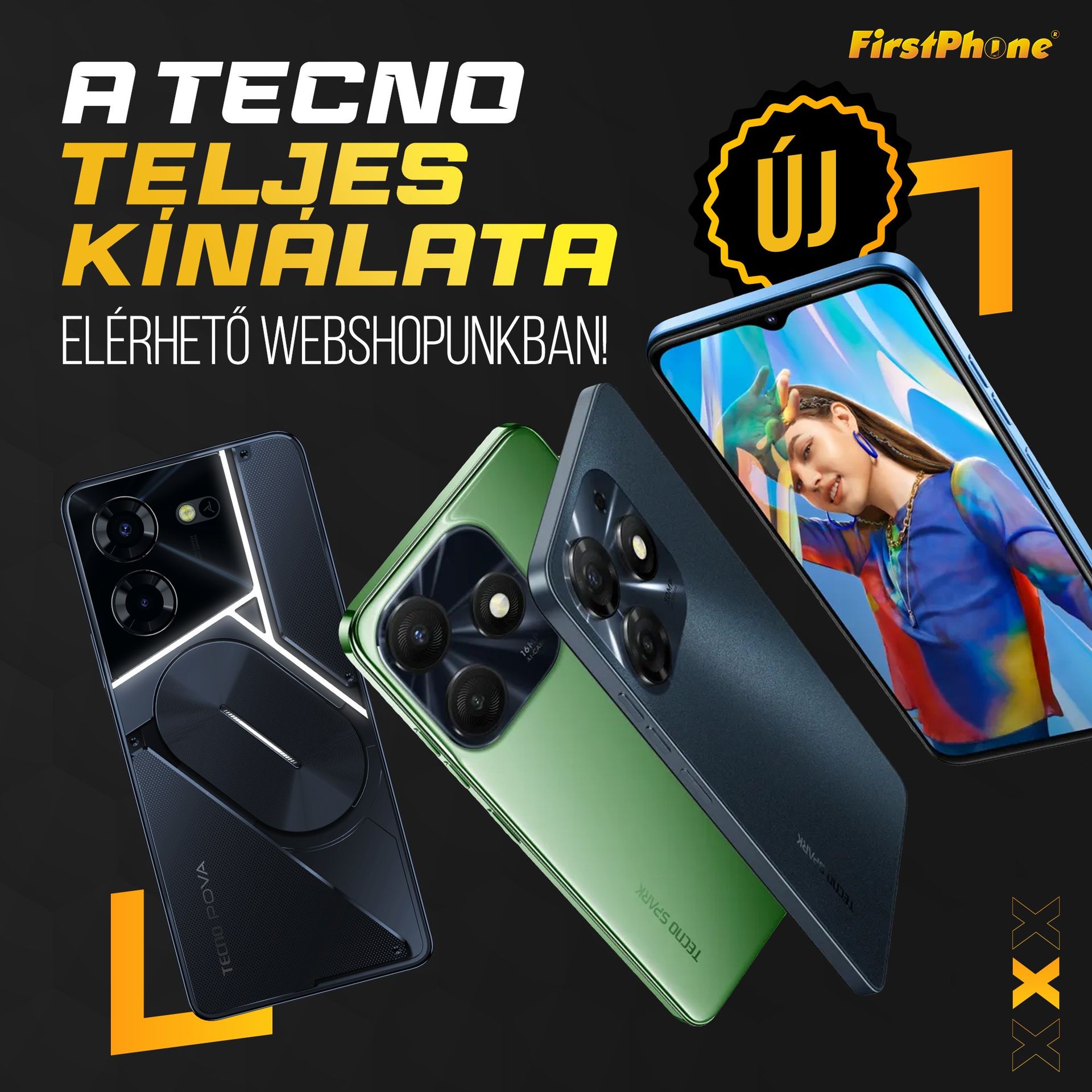 Ab sofort sind alle Tecno-Handys in der FirstApp und auf unserer Website erhältlich! 😍📱