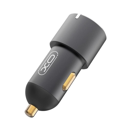 XO CC45 Auto- Schnellladegerät 2 PD + QC 3.0 mit Anschluss, schwarz