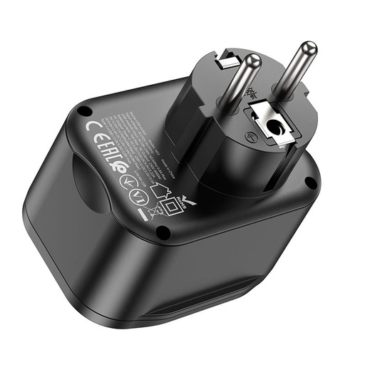 Hoco NS3 Netz- Schnellladegerät (QC, PD), schwarz