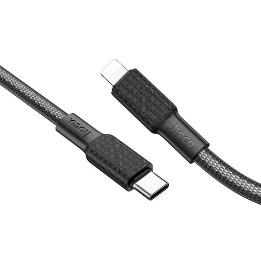 Hoco X69 lightning Kabel (PD Schnellladegerät), schwarz-weiß