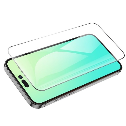 Apple iPhone 13 Pro Max / 14 Plus (6,7) Hoco full screen silk Panzerglas voll für Display, schwarz