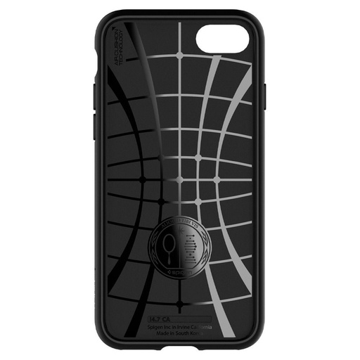 Apple iPhone 7/8/SE 2020/SE 2022 Spigen core armor Premium Backcover (matt schwarz)