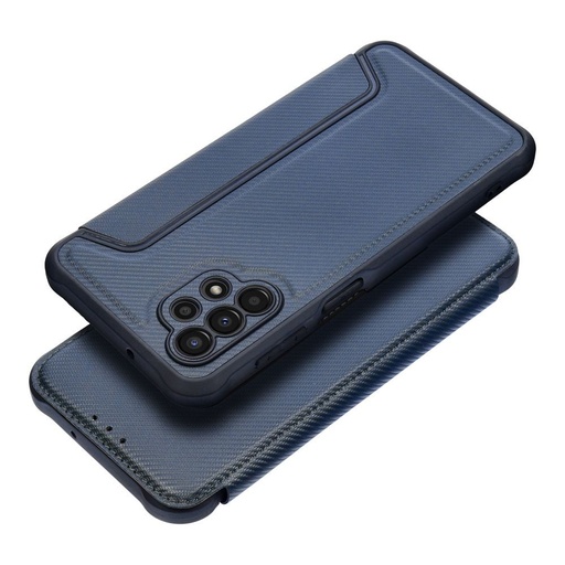 Samsung Galaxy A13 4G Razor magnetisch stoßfest Klapphülle (Blau)