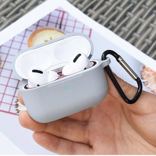 Apple Airpods Pro Tech Protect Icon Hülle Halterung mit Haken (Schwarz)