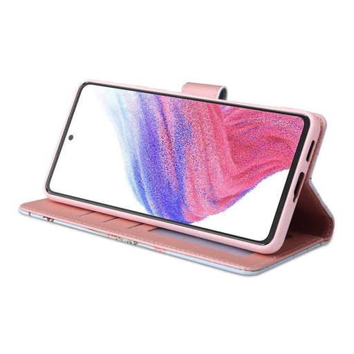 Samsung Galaxy A53 5G Tech Protect Wallet Garden Klapphülle (Lila)