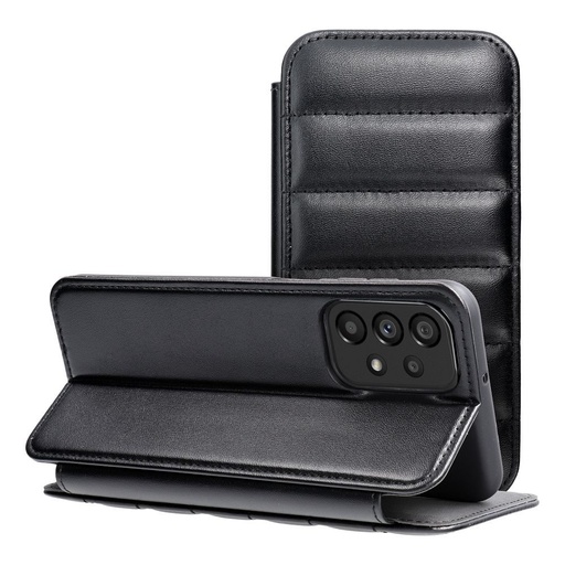 Samsung Galaxy A23 5G Puffer book Klapphülle (Schwarz)