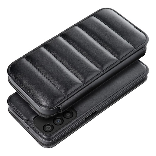 Samsung Galaxy A13 4G Puffer book Klapphülle, schwarz