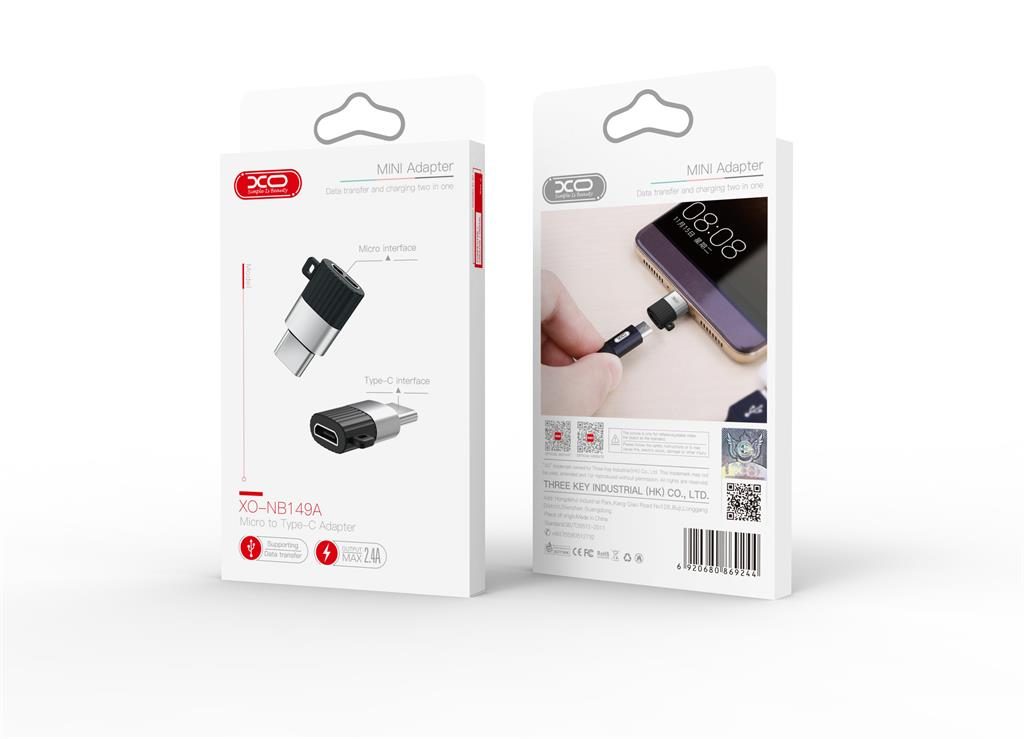 xo-nb149-a-adapter-microusb-type-c-fekete_2.jpg