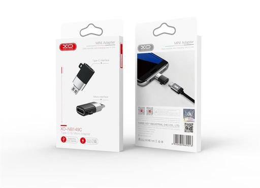 XO NB149-C USB-C–micro USB Adapter adapter (Schwarz)