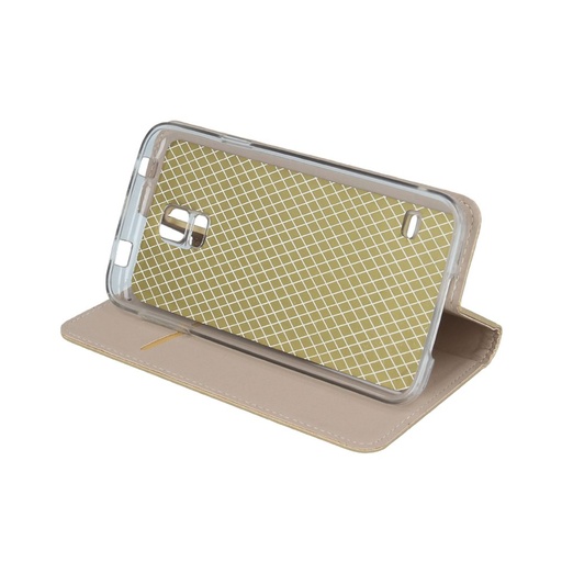 Huawei P10 Lite smart stamp magnetisch Klapphülle, gold