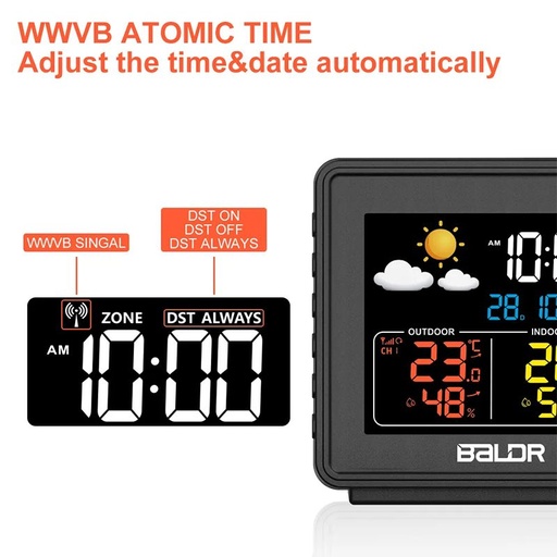 Weather Station B0367 schwarz