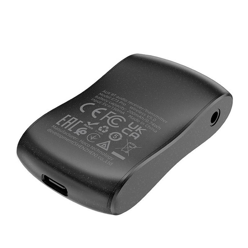 Hoco E73 3.5mm -es AUX mit Anschluss ausgestattet FM transmitter schwarz