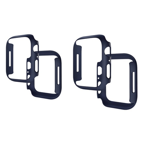 Apple Watch 7 41mm / Watch 8 41mm Hoco WS6 Shadow series Hülle (Blau)