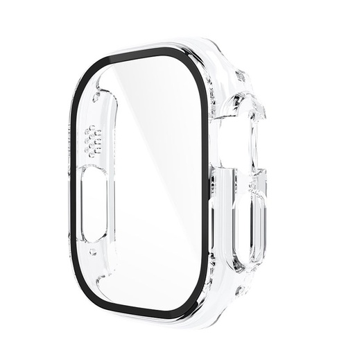 Apple Watch Ultra Hoco WS6 Shadow series Hülle integriert mit Displayschutz (Transparent)