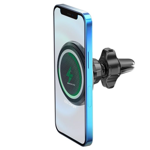 Hoco BH45 Auto- Handyhalterung, magsafe kompatibel, kabellos zum Laden geeignet (max 15W) schwarz