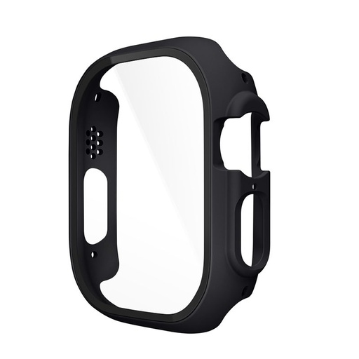 Apple Watch Ultra Hoco WS6 Shadow series Hülle integriert mit Displayschutz (Schwarz)