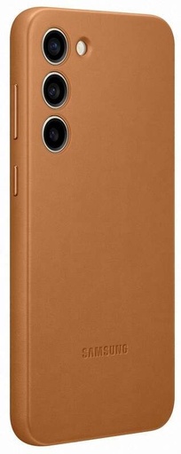 Samsung Galaxy S23+ Leather Hülle (Braun)