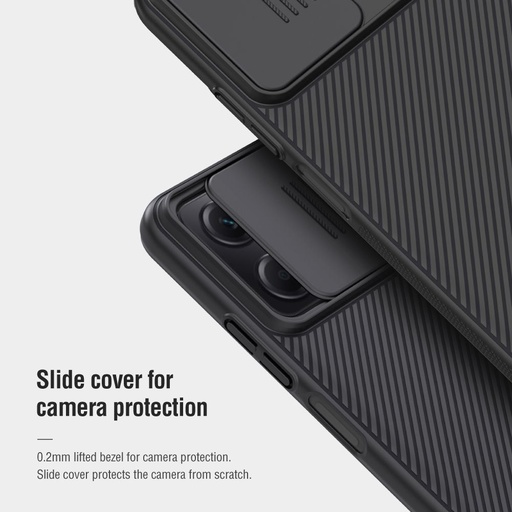 Xiaomi Redmi Note 12 5G / Poco X5 5G Nillkin CamShield Backcover (Schwarz)