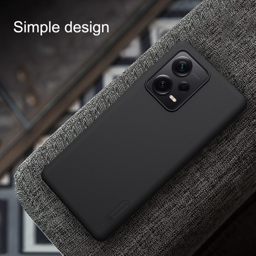 Xiaomi Redmi Note 12 Pro Plus 5G Nillkin Super Frosted shield Backcover (Schwarz)