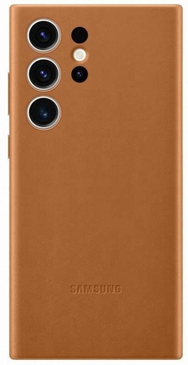Samsung Galaxy S23 Ultra Leather Hülle (Braun)