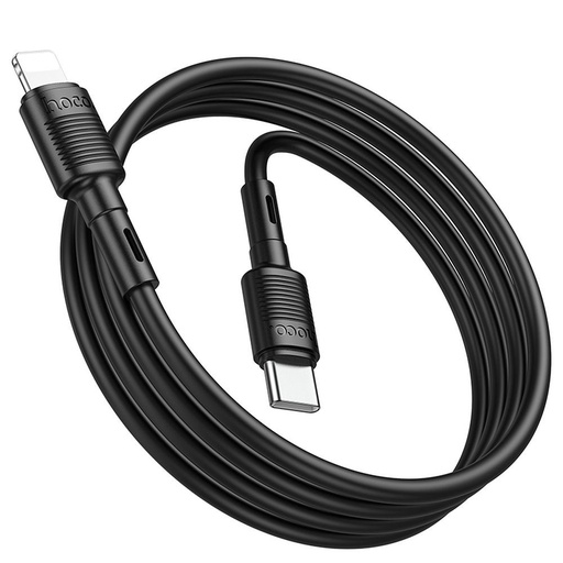 Hoco Victory X83 lightning Kabel (PD Schnellladegerät) 20W schwarz