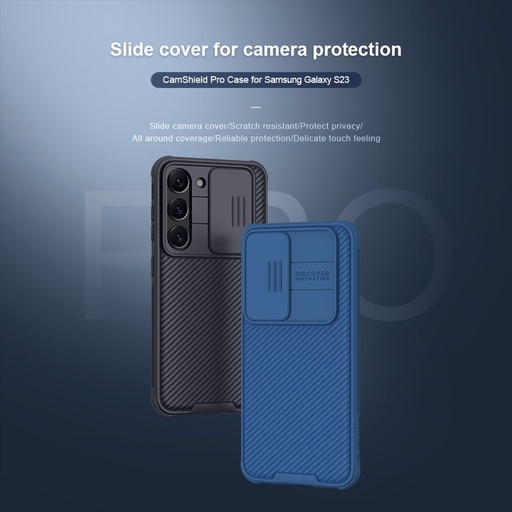 Samsung Galaxy S23 5G Nillkin Camshield Pro Backcover (schwarz)