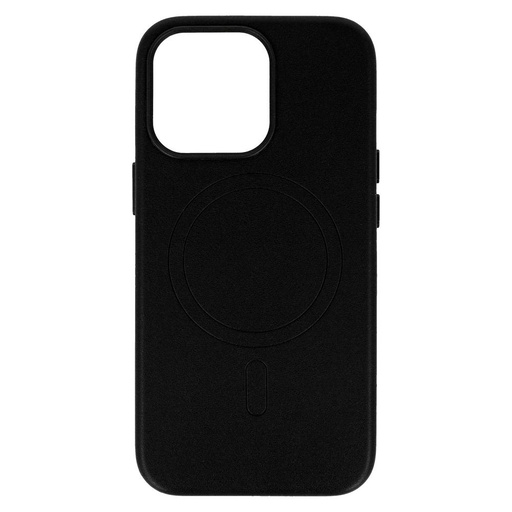 Apple iPhone 14 Pro magsafe leather Backcover (Schwarz)