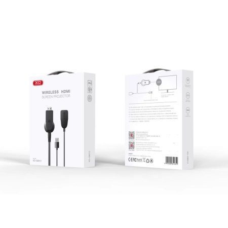 XO GB012 kabellos HDMI-adapter (Schwarz) – Bildspiegelung für Smart-Geräte