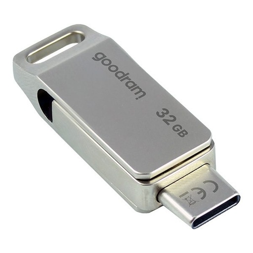Goodram ODA3-032S0R11 32GB USB 3.2, USB-C pendrive silber
