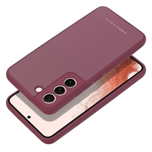 Samsung Galaxy S22 Plus Roar matt Glas Backcover (Bordeaux)