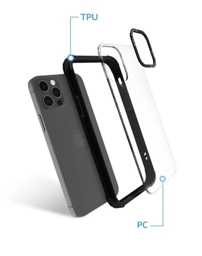 Apple iPhone 12 Pro Max MOLAN CANO HN7 strapazierfähig Backcover (Schwarz)