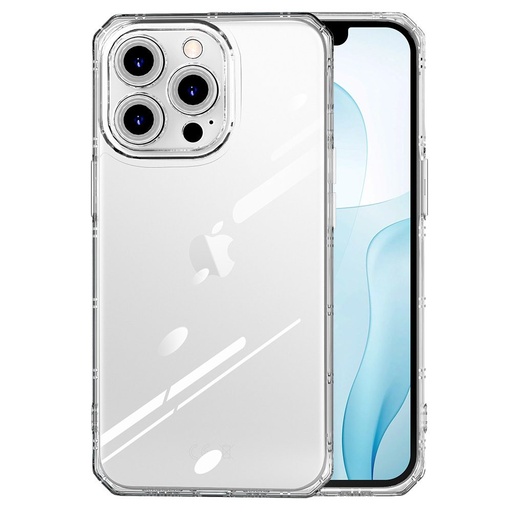 Apple iPhone 15 Pro armor anti shock stoßfest Backcover (Transparent)