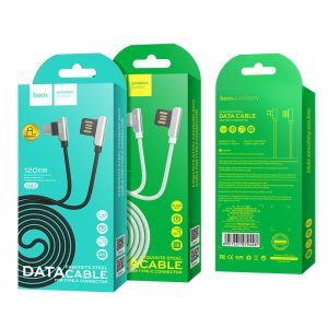 Hoco U42 type-C Kabel (L förmig), schwarz