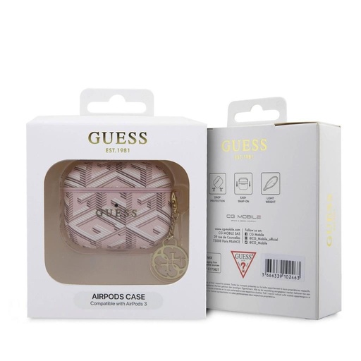 Guess PU G Cube Charm Hülle AirPods 3 (Rosa) - GUA3PGCE4CP