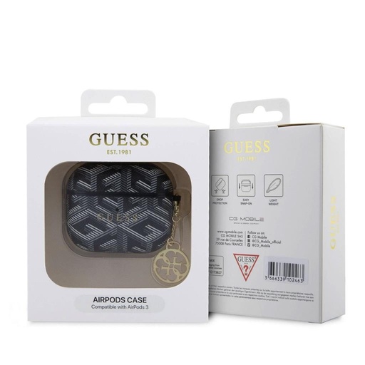Guess PU G Cube Charm Hülle AirPods 3 (Schwarz) - GUA3PGCE4CK