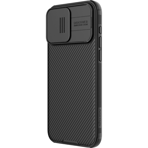 Apple iPhone 15 Pro Nillkin CamShield Pro MagSafe Backcover (schwarz)