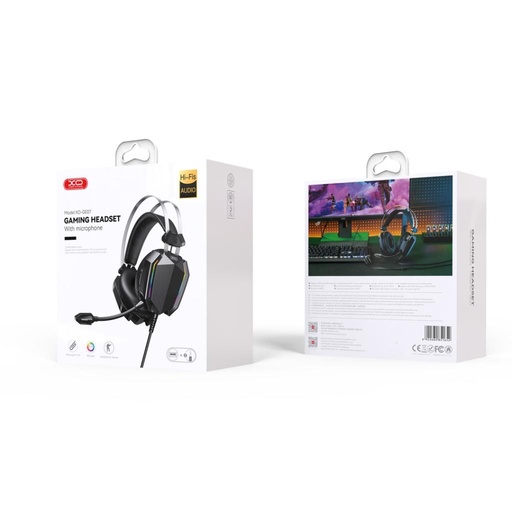 XO GE-07 gamer Stereo Kopfhörer mit Mikrofon schwarz