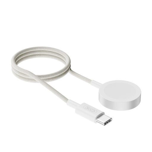 XO CX016 Apple Watch Ladekabel (Weiß) – 1 m, mit Metallgehäuse, Type-C mit Anschluss
