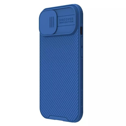 Apple iPhone 15 Nillkin CamShield Pro MagSafe Backcover (blau)