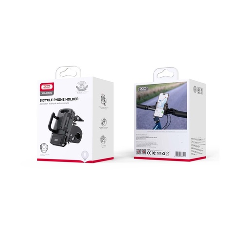 XO C109 Motorrad- / mit Radhalter Handyhalterung schwarz