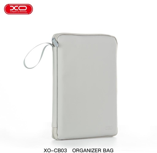 XO CB03 Tasche 12,9" mit Bildschirmdiagonale mit für Tablet, innere mit Tasche a verschiedene Zubehör zur Aufbewahrung (Grau)