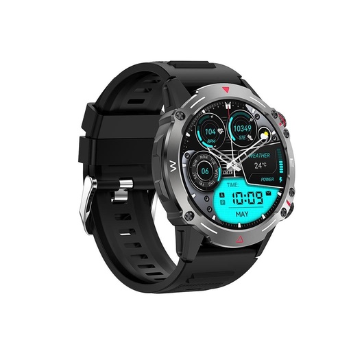XO J7 AMOLED Smartwatch (Schwarz)
