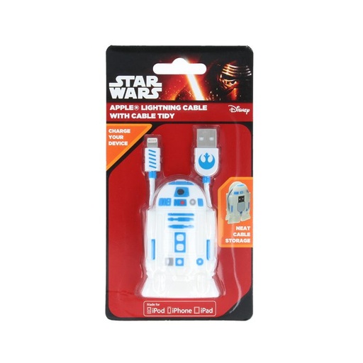 Star Wars R2D2 MFI lizenziert lightning Kabel, weiß