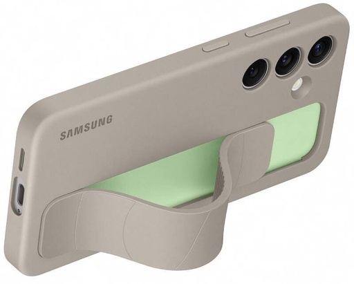 Samsung Galaxy S24 Standing Grip Hülle (Braun)