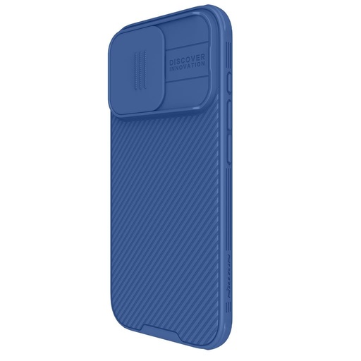 Apple iPhone 16 Pro Nillkin CamShield Pro MagSafe Backcover (Blau)