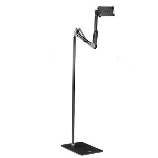 XO C137 Tisch- Handy- und Tablet-Halterung Ständer tragbar Metall Handy/tablet Ständer 135cm magas (Schwarz)
