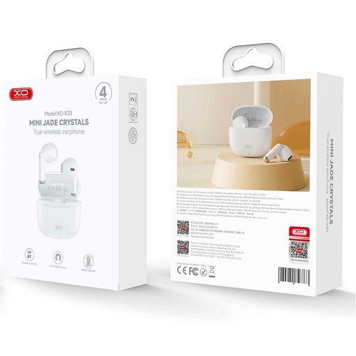 XO X33 kabellos Bluetooth headset (Weiß)